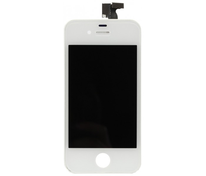 Jex Electronics LLC > iPhone 4 > White Full Front Frame Digitizer Touch  Screen & LCD Assembly for IPhone 4 GSM